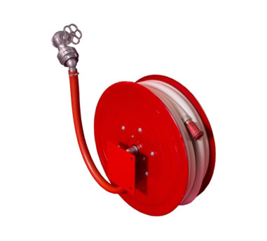 Hydrant wewnętrzny bezszafkowy niewychylny DN33 30m wąż półsztywny Boxmet